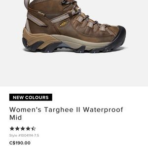 Keen hiking boots